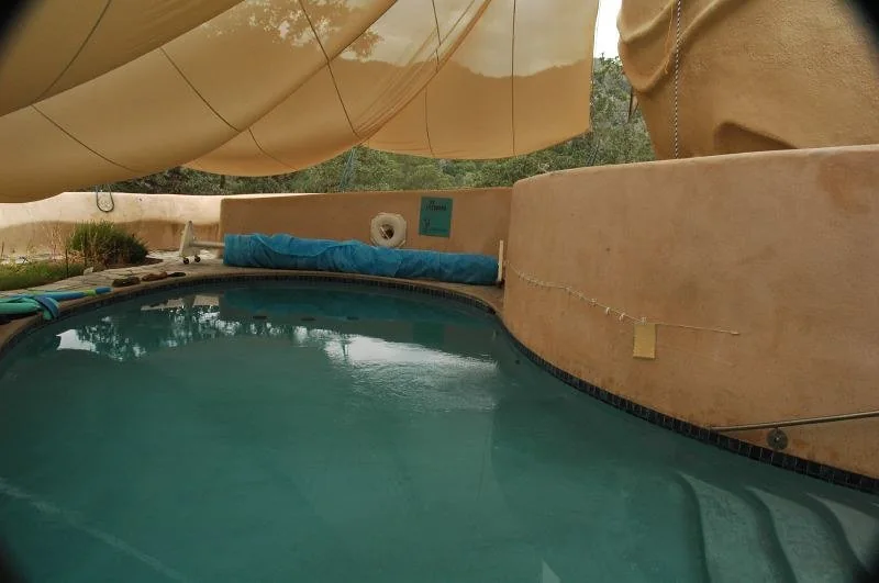 Covered Watsu training pool at Harbin Hot Springs in 2006 (archive photograph)