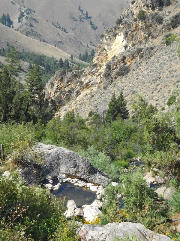 Goldbug Hot Springs, Idaho, photographed in 2012